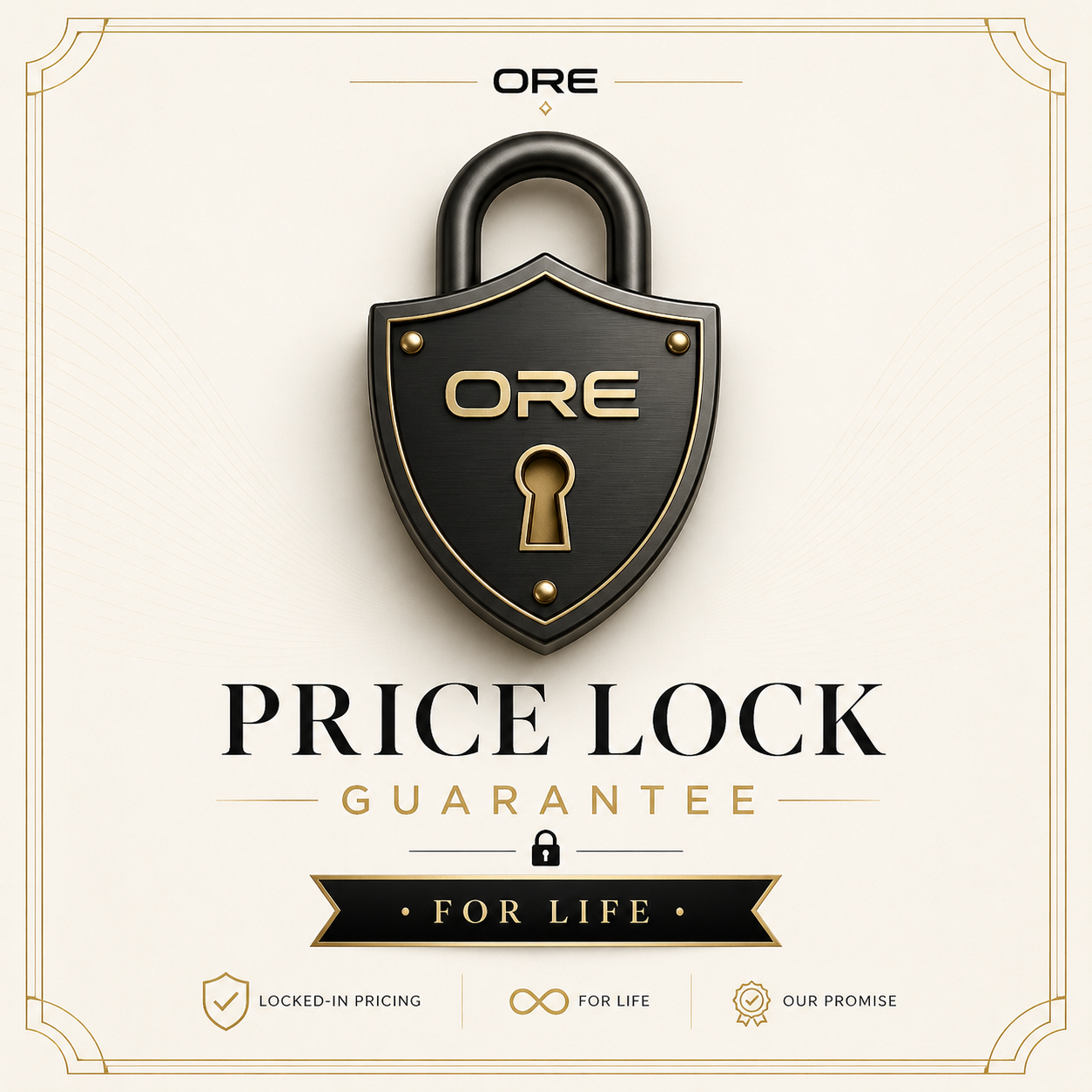 ORE Price Lock Guarantee